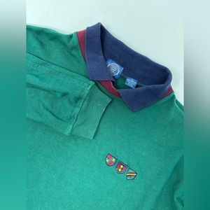Vintage Gap Guaranteed Fit Men's Size Small Used European Logo Green Red GHR5.